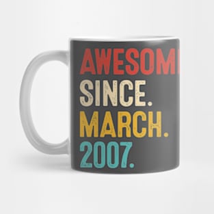 Vintage Birthday March 2007 Mug